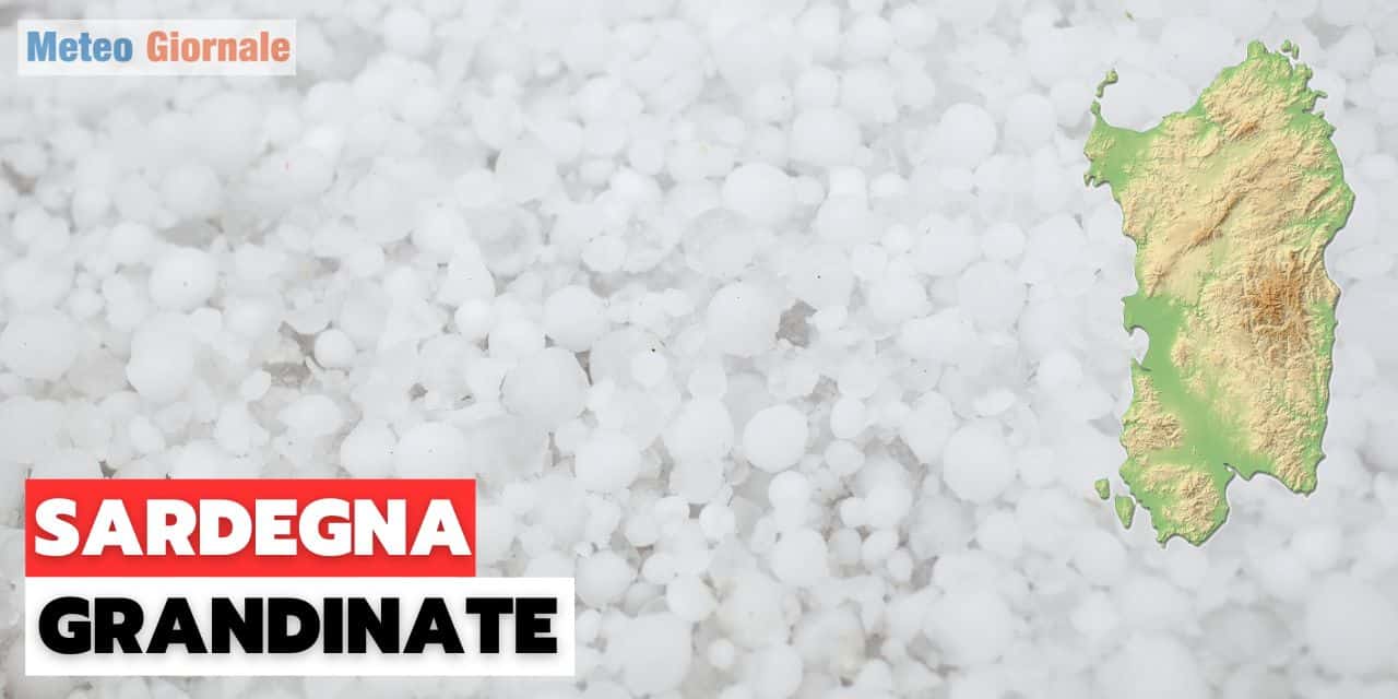 Meteo Sardegna: Grandinate straordinarie seminano il caos nelle strade