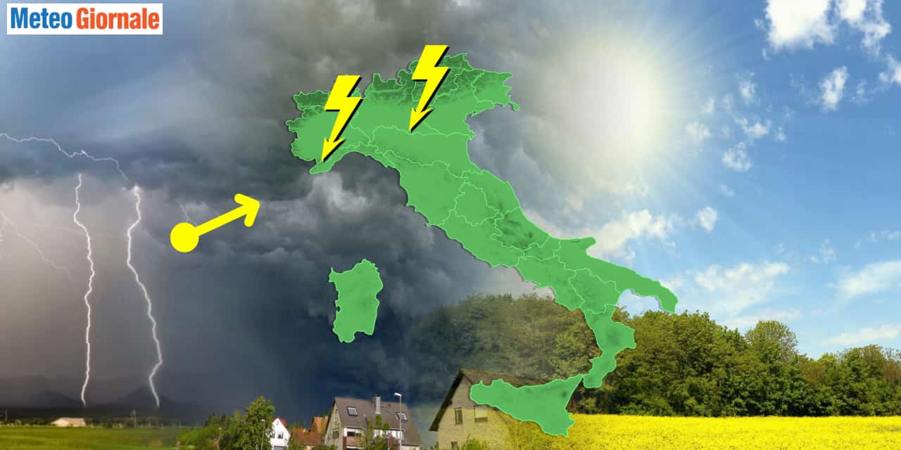 Meteo: in arrivo temporali e grandine, guasto imminente, ecco le zone colpite