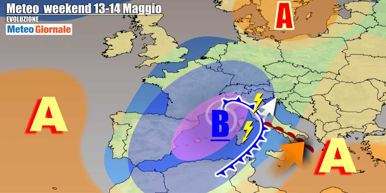 Meteo Italia: continui assalti perturbati, piogge e temporali. Fino quando?