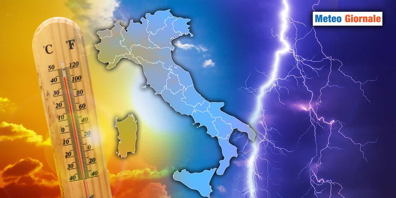 Miglioramento meteo? Sì, ma con TEMPORALI anche forti