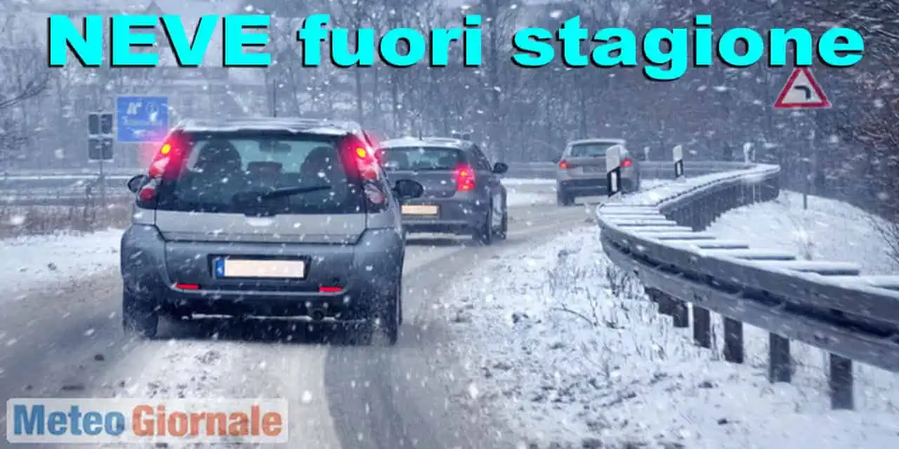 A volte freddo e neve capitano ad inizio Maggio