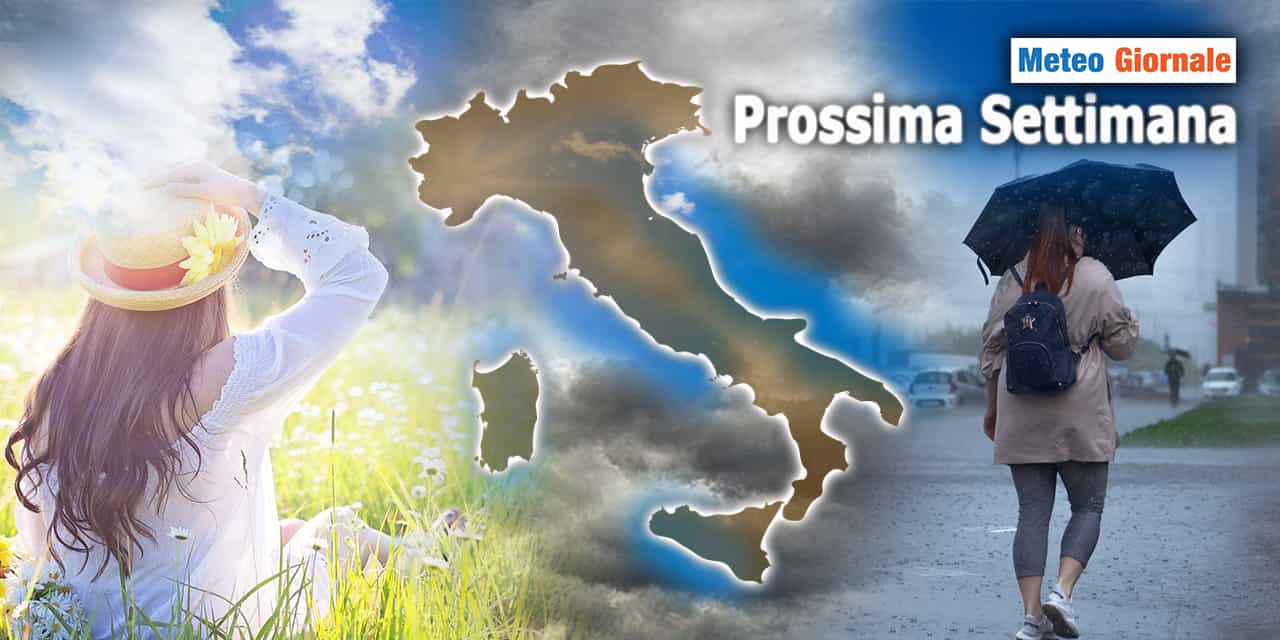 Meteo: Prossima Settimana ancora con tanti Temporali e Grandine