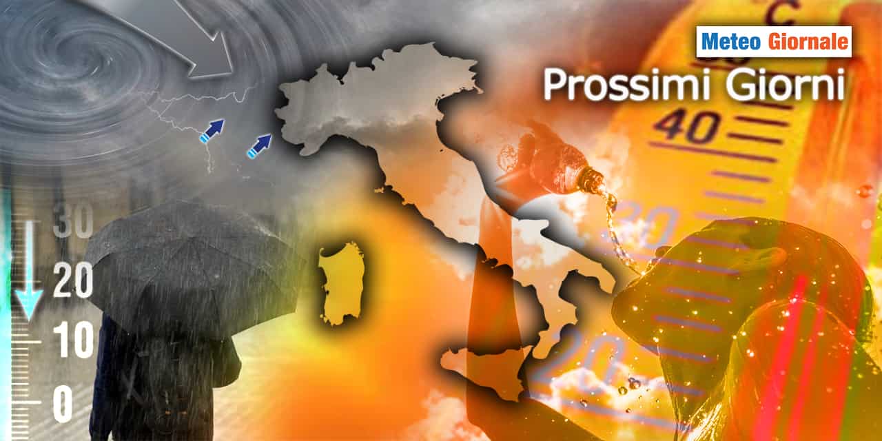 Meteo: Sole e Caldo con le ore contate! Tra poco cambia tutto! Particolare attenzione ai Temporali