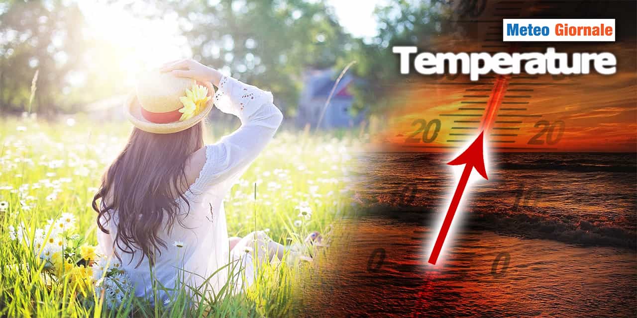 Meteo: Temperature in su! Il Caldo ci riprova