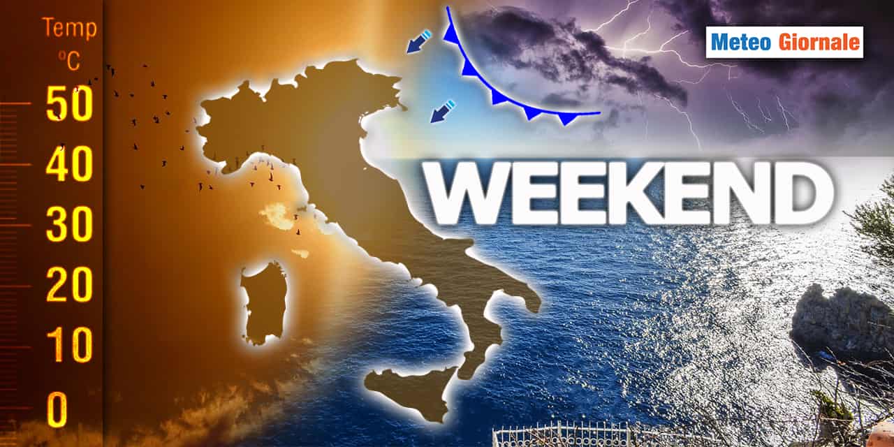 Meteo Weekend: Temporali, nel mirino alcune regioni d’Italia
