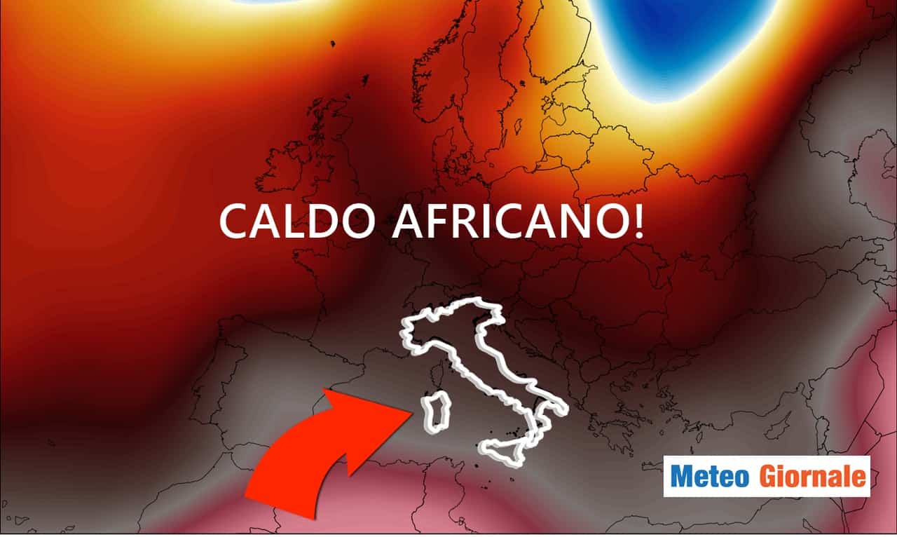 Meteo: che colpo di scena, il CALDO africano punta l’Italia