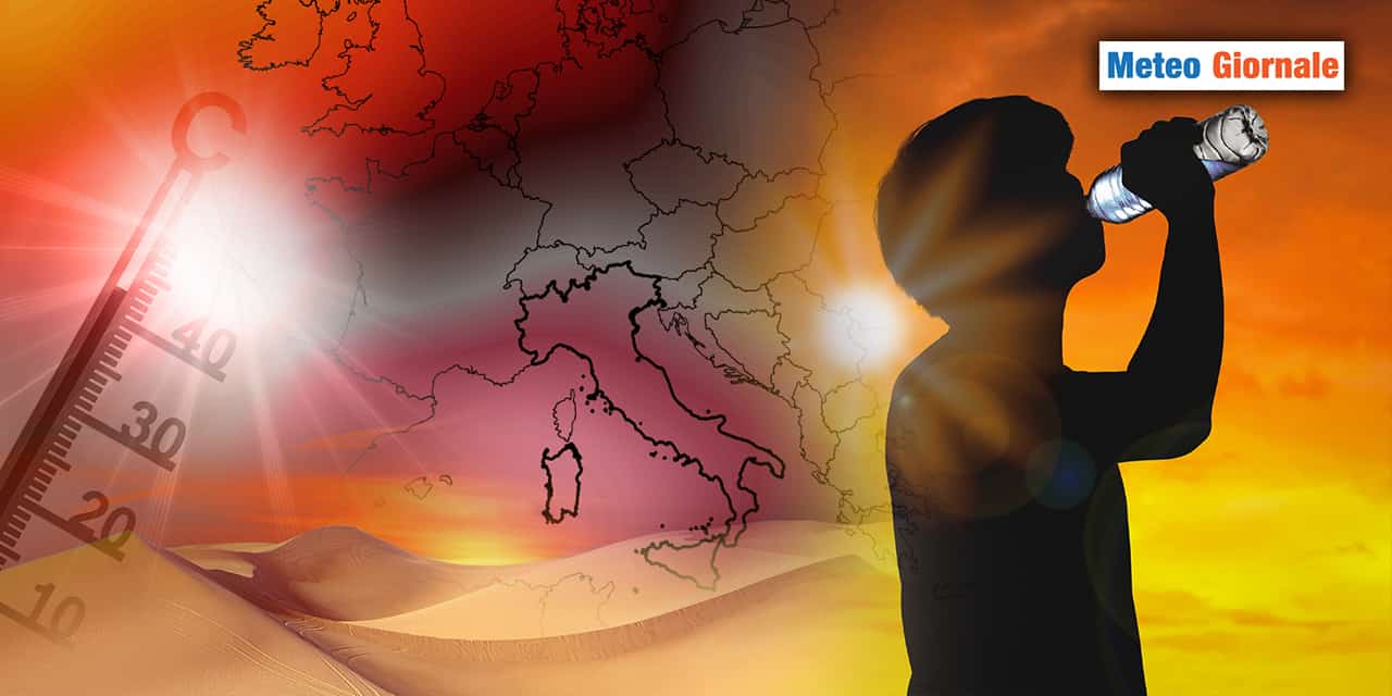METEO 15 giorni, ecco il gran caldo africano