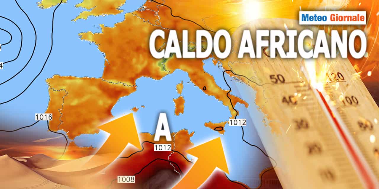 Meteo nel lungo termine: il Caldo africano sferra un primo attacco. Temperature in forte aumento