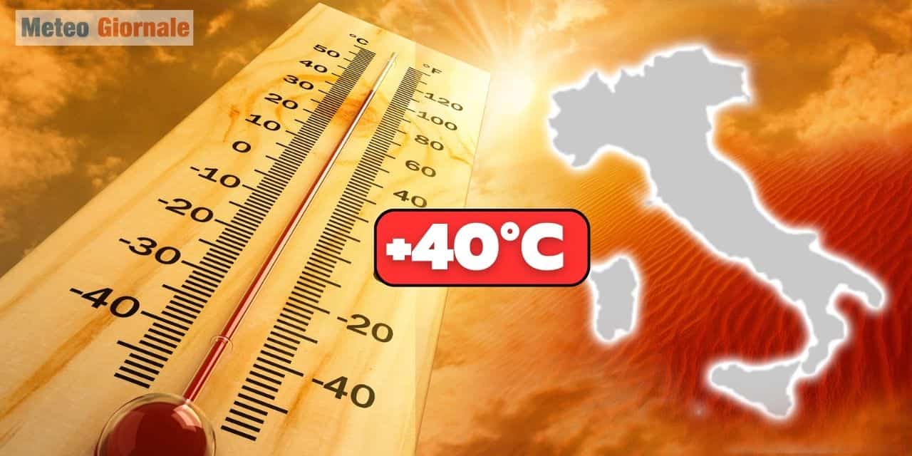 40 gradi? Eccome no. Il meteo africano ne sarà entro una settimana la conseguenza
