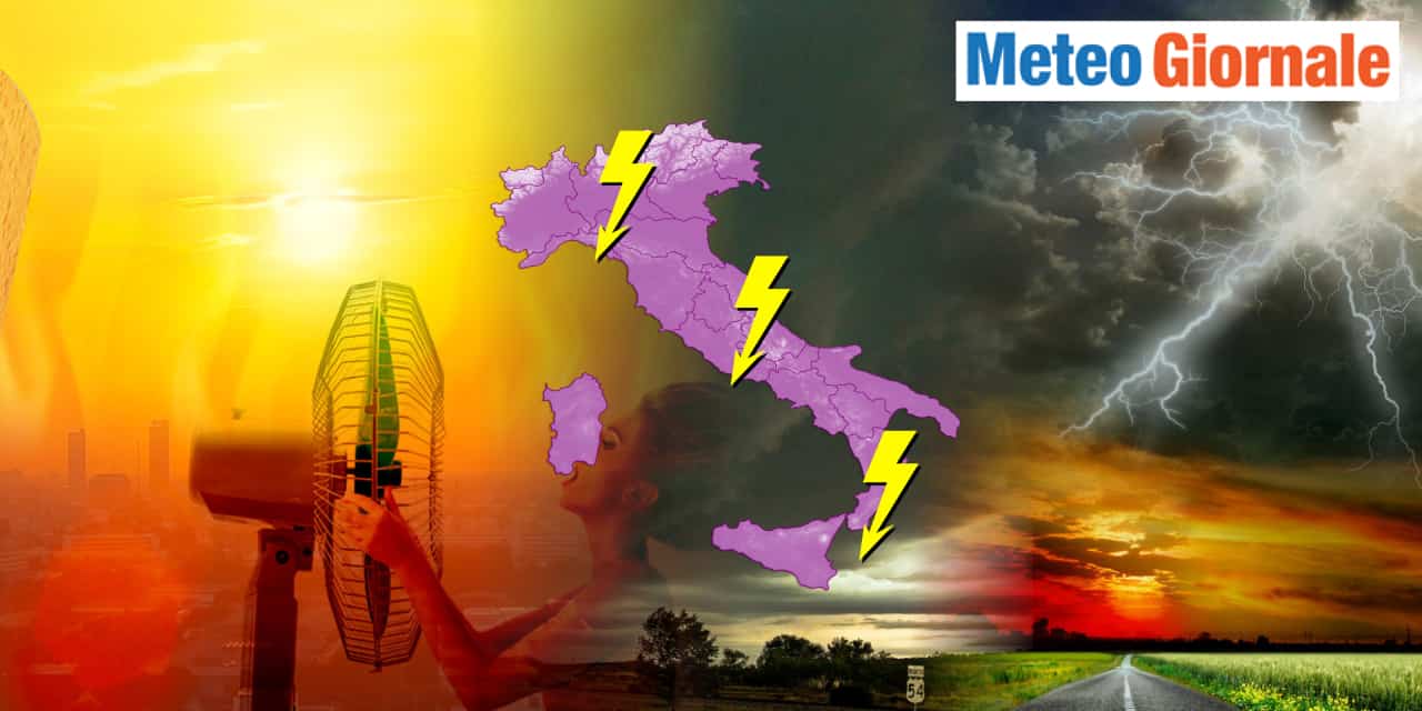 Meteo: Giugno 2023 tormentato dai temporali, in attesa dell’Estate Africana