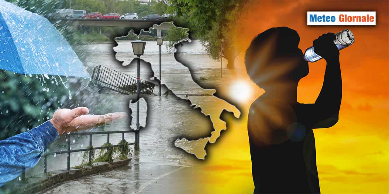 Dal CALDO al meteo estremo dei NUBIFRAGI sarà un attimo