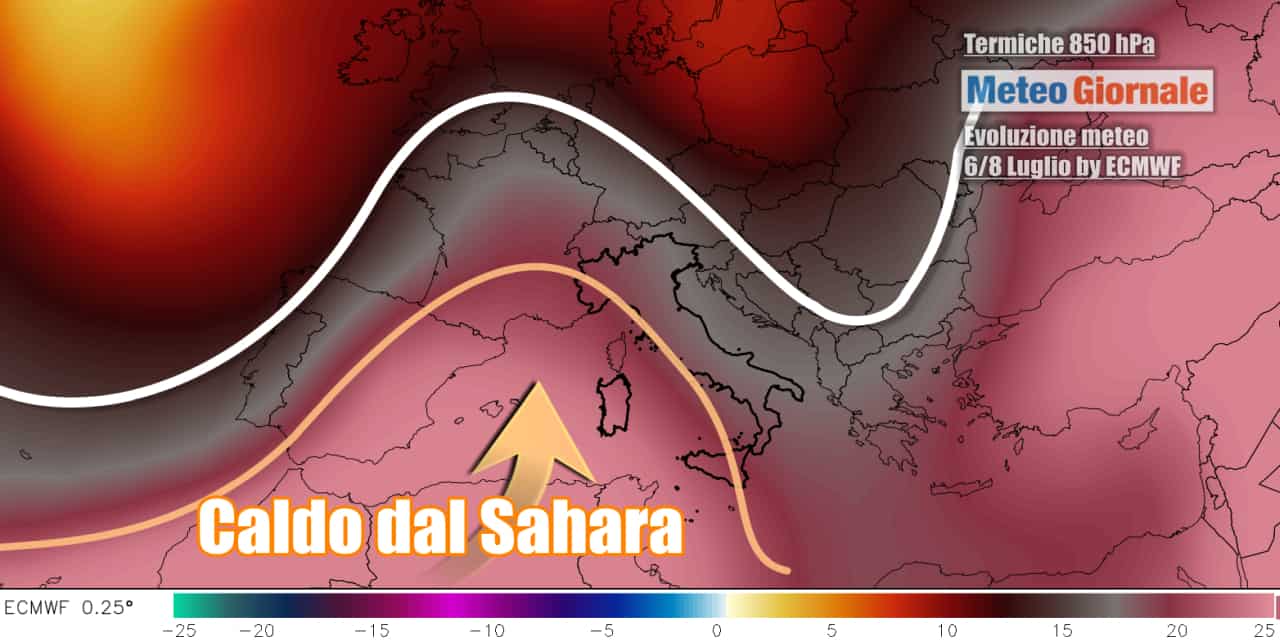 Meteo Luglio: cambia tutto con l’Italia di nuovo infuocata, vediamo quando