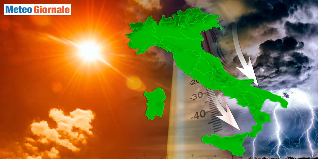 Meteo weekend: burrasca e refrigerio, ma attenzione cambia tutto di nuovo