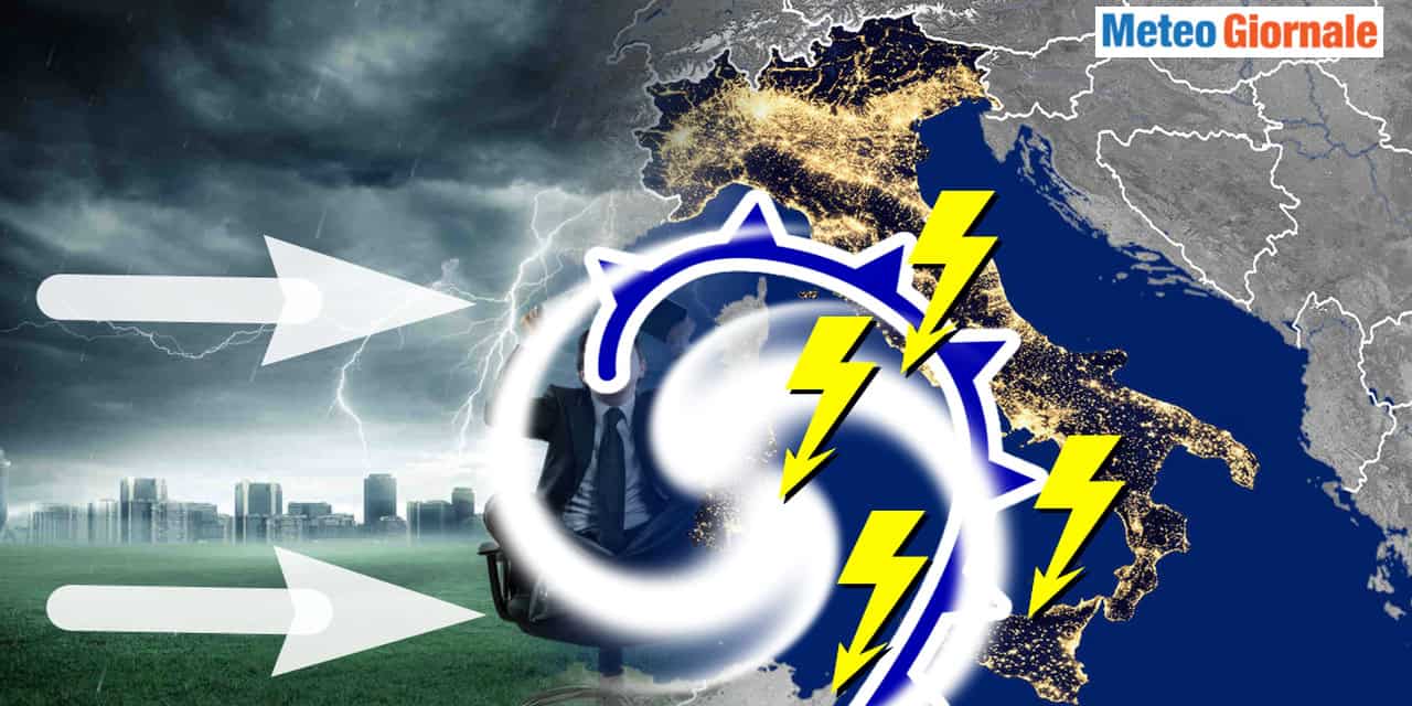 Meteo: colpo di scena clamoroso un ciclone burrascoso in arrivo sull’Italia