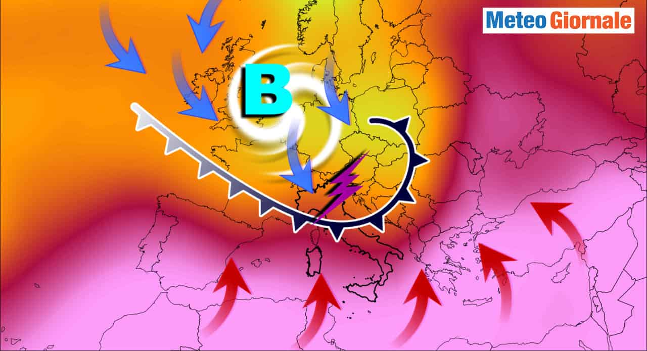 Meteo con forte ondata di calore, ma si rompe tutto prima del previsto