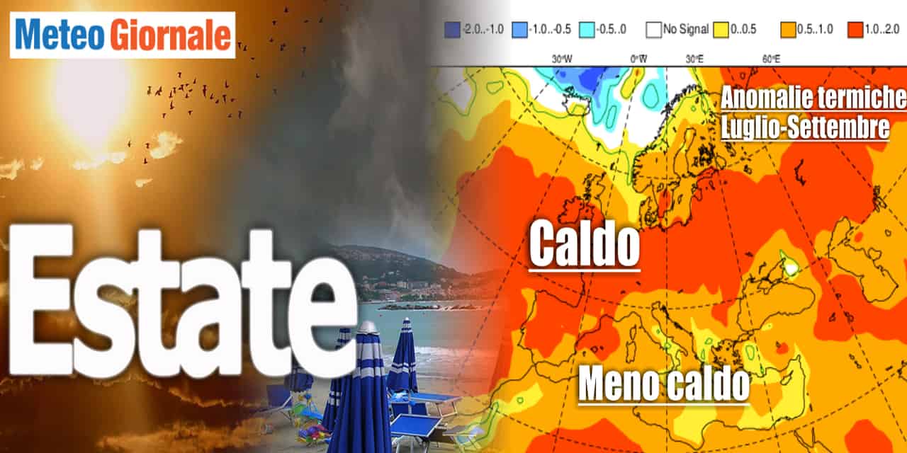 Meteo: Estate 2023 davvero rovente? Le ultime proiezioni cambiano tutto
