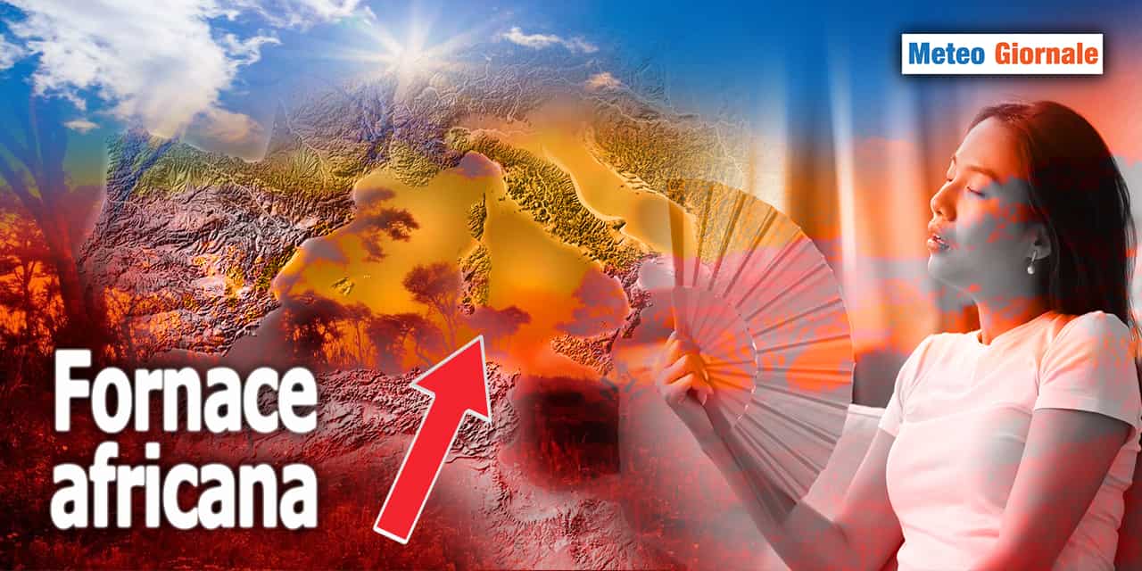 Ecco il meteo della FORNACE africana