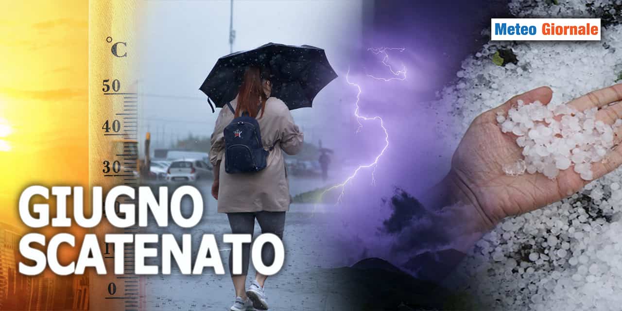 Meteo di Giugno a rischio. Troppo caldo per i temporali. Eccesso di energia