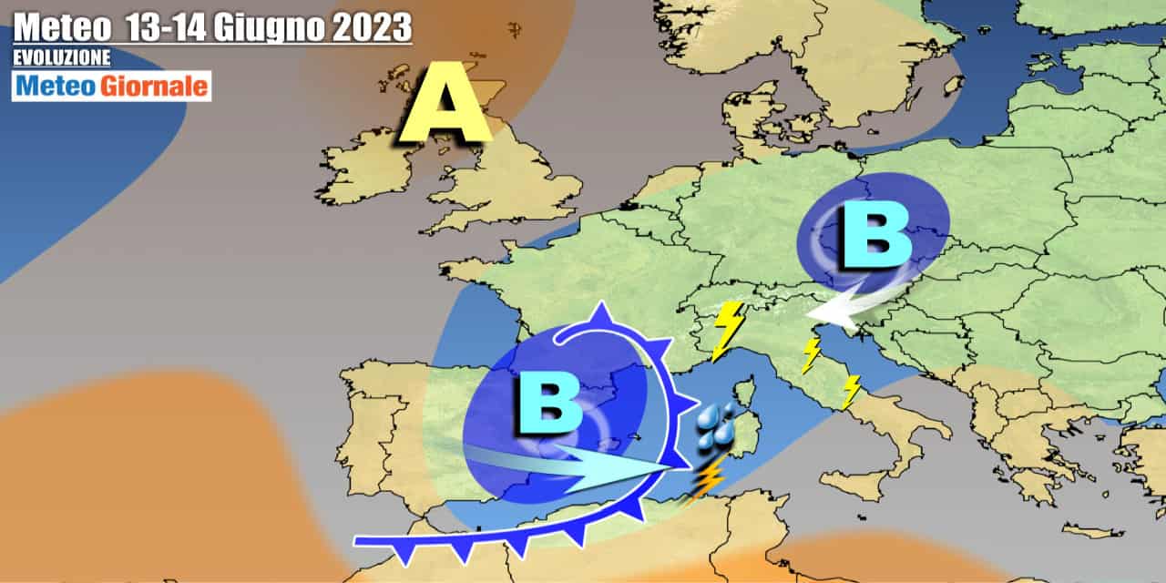 Meteo Italia: ciclone mediterraneo fuori stagione, acuto maltempo in vista