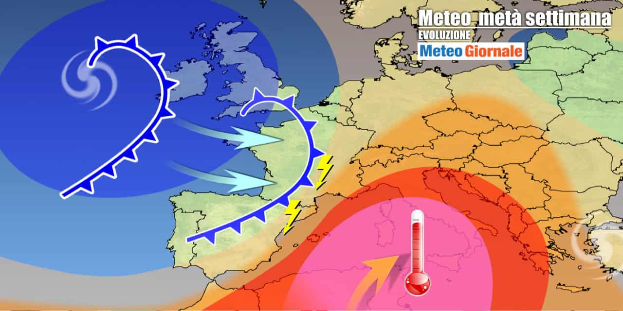 Meteo Italia: dal caldo rovente ai violenti temporali con calo temperature
