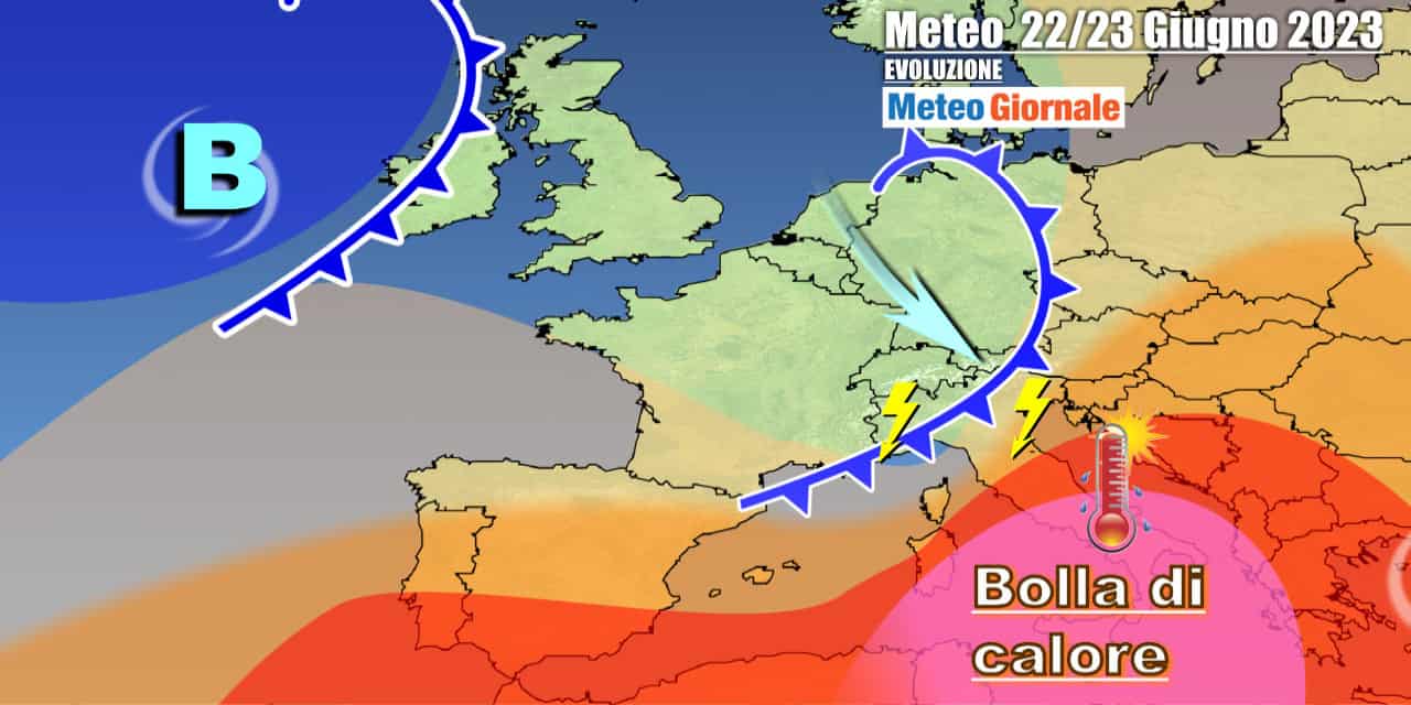 Meteo Italia: stop caldo e violenti temporali con grandine, ecco quando