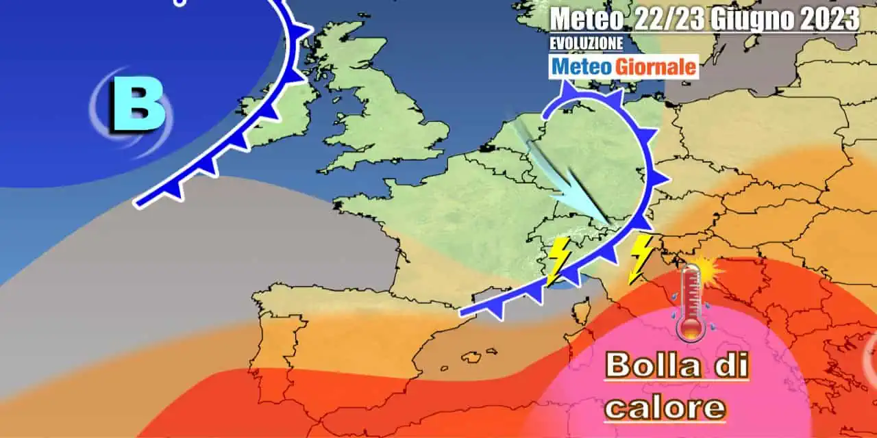 Dal caldo ai temporali e al refrigerio