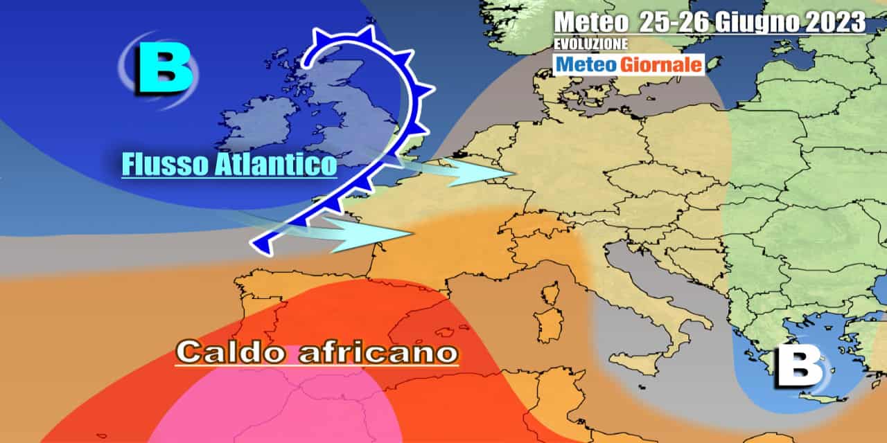Meteo Italia: qualche temporale, il caldo si smorza. Novità in vista