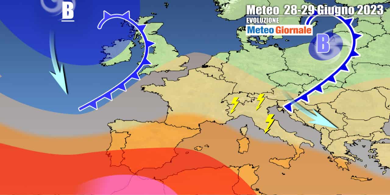 Meteo Italia: Estate a singhiozzo, tornano i temporali e stop caldo