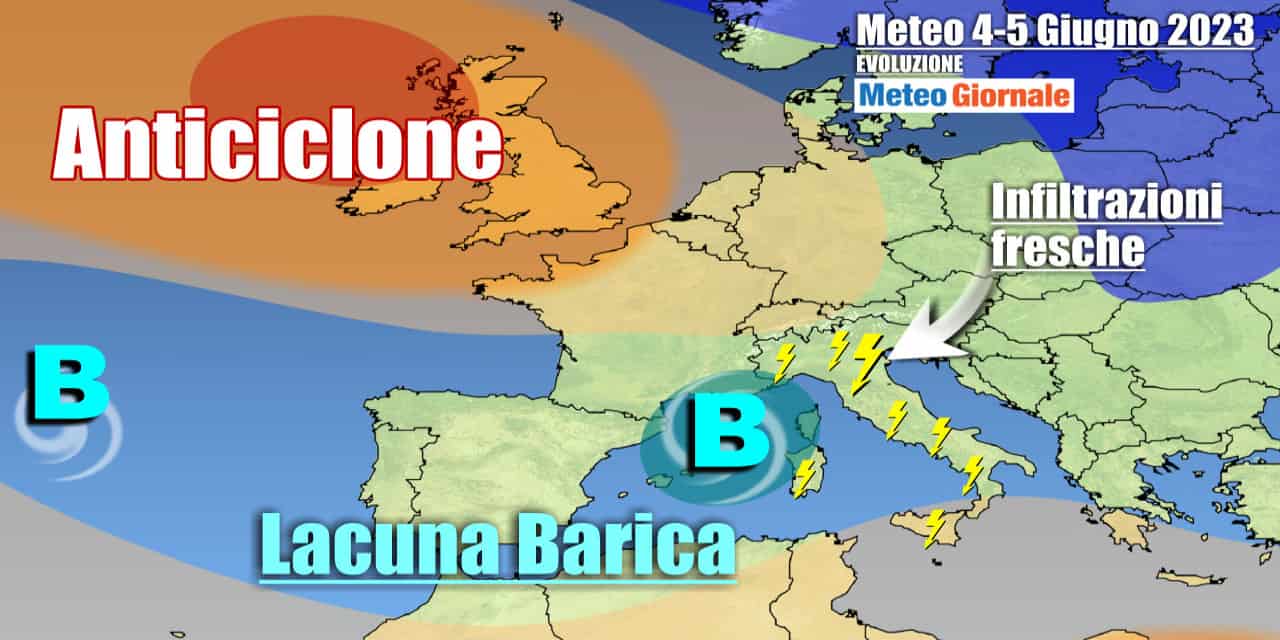 Meteo Italia: weekend tra temporali e grandine, novità prossima settimana