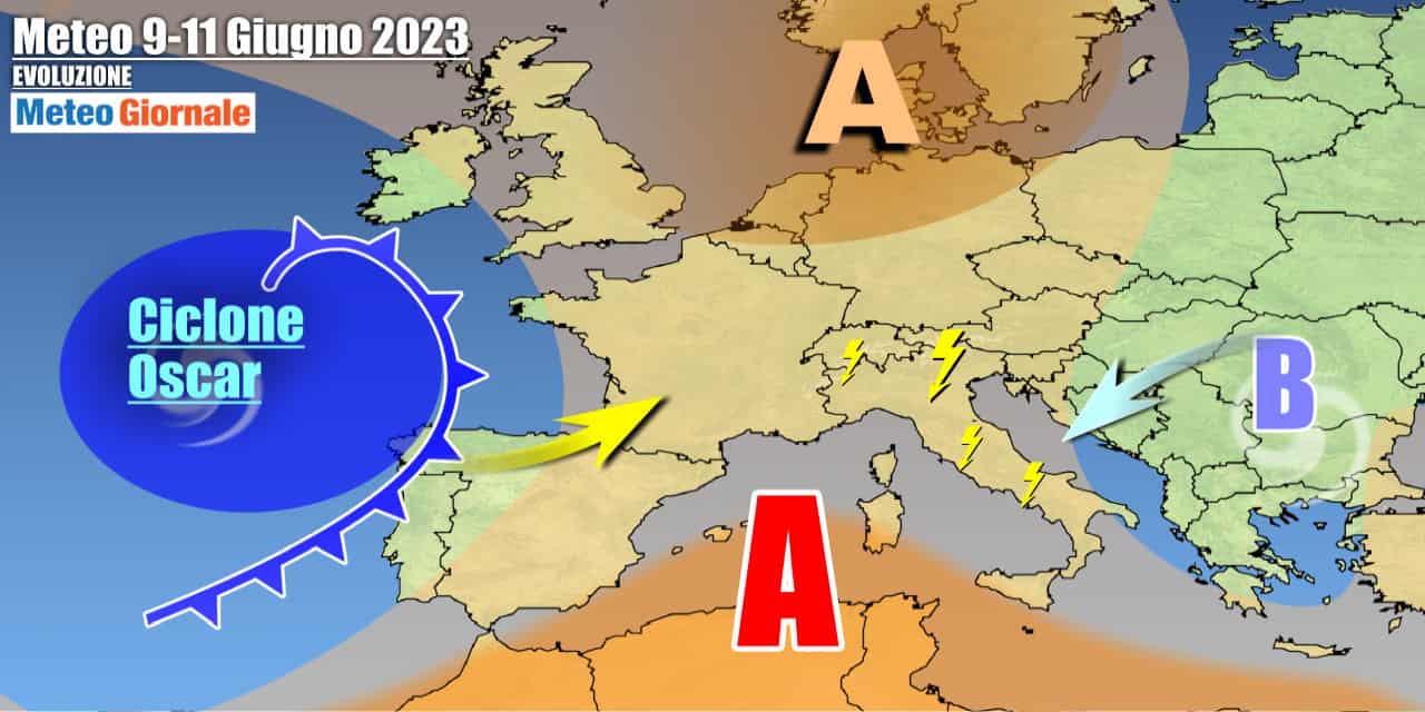 Meteo Italia: instabilità non stop, temporali sino al weekend e poi novità