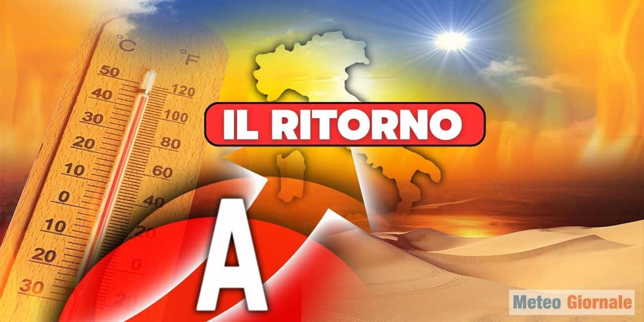 Meteo: FINE del CALDO, ma ecco quando ritorna l'anticiclone AFRICANO