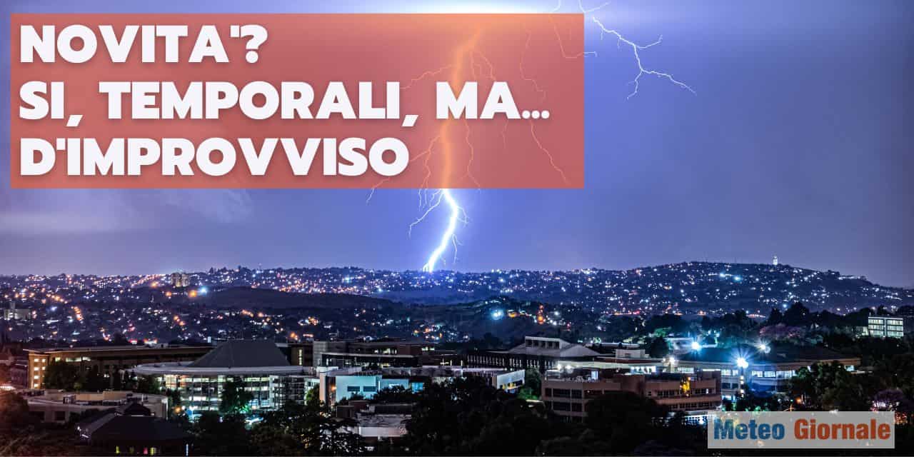 Meteo 7 giorni: settimana ricca di novità! Ecco cosa ci aspetta