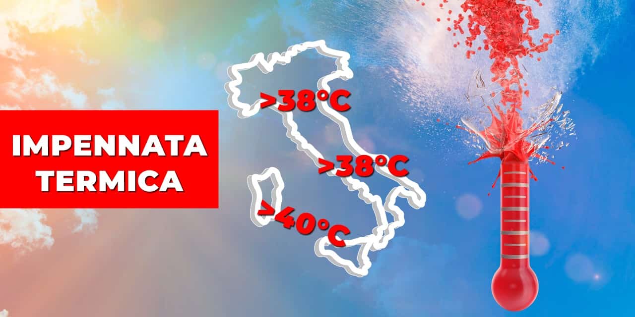 Impennata termica esagerata: l'apice nelle prossime 72 ore con picchi di 40°C