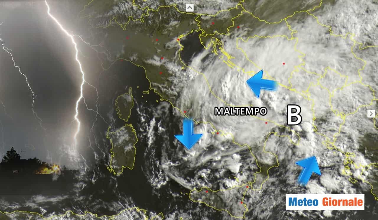 Meteo: depressione d'Autunno su mezza Italia, dov'è l'Estate?