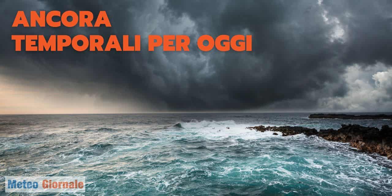Meteo prossime ore: nuovi temporali, piogge. Protezione Civile allerta meteo