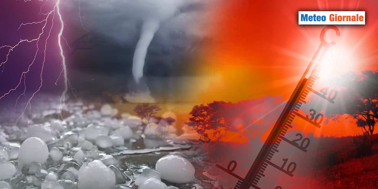 Meteo: Weekend a Rischio Temporali, Grandine e Trombe d’aria