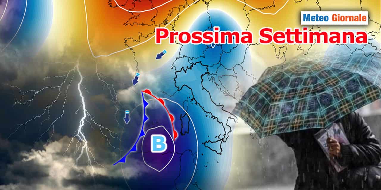 Meteo in Settimana: torna il Maltempo e colpirà tante regioni. Vediamo quali
