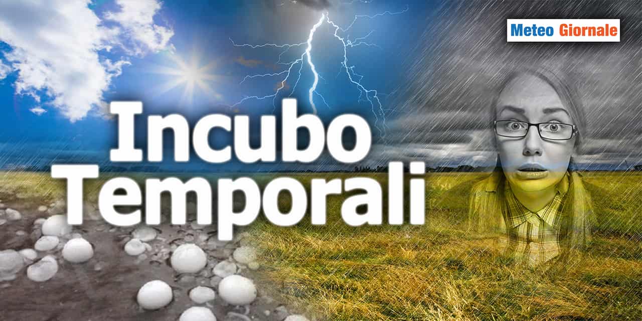 Meteo: Italia ancora nell'incubo Temporali