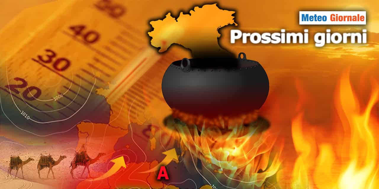 Meteo: l'Anticiclone Africano cuoce l'Italia
