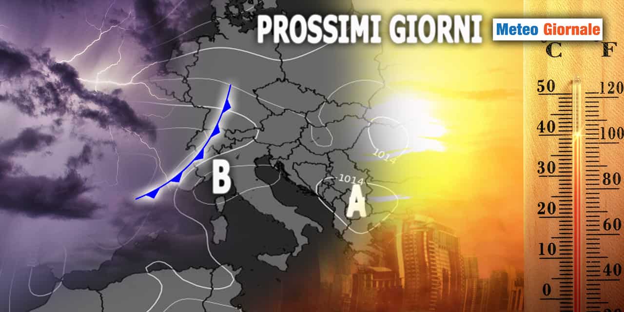Meteo prossimo ad un peggioramento. Tornano Temporali e Grandine