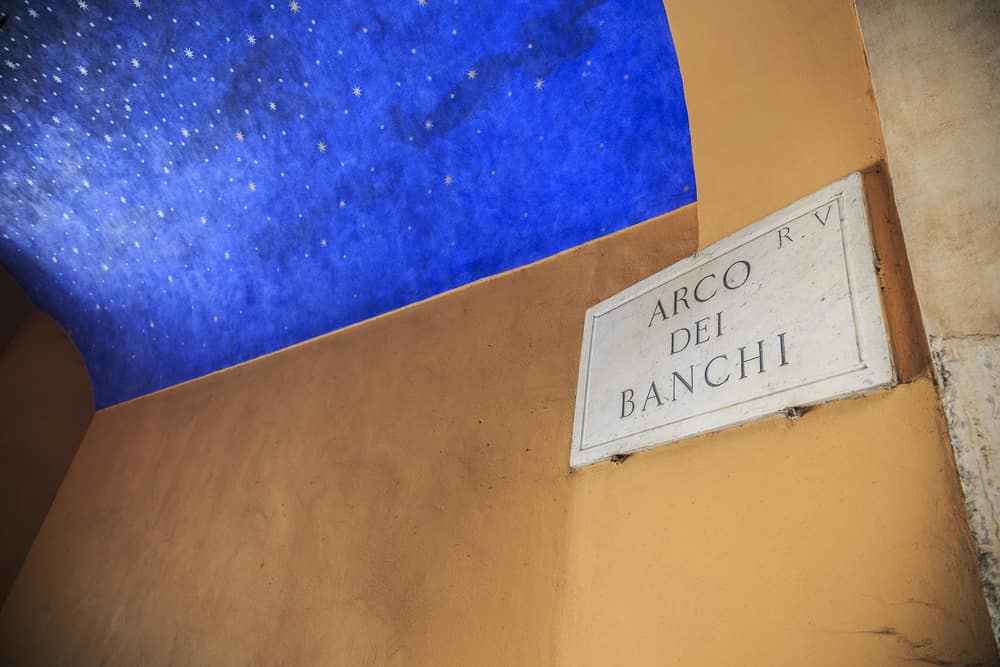 Percorso Arco dei Banchi: la Roma nascosta e misteriosa poco nota ai più