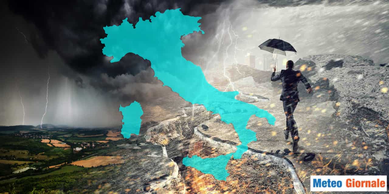 Meteo: via il caldo, ecco l’imminente burrasca con temporali e grandine