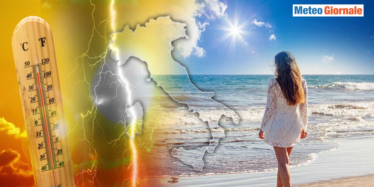 Meteo: weekend d'Estate e temperature sopra i 30 gradi, poi tutto stravolto