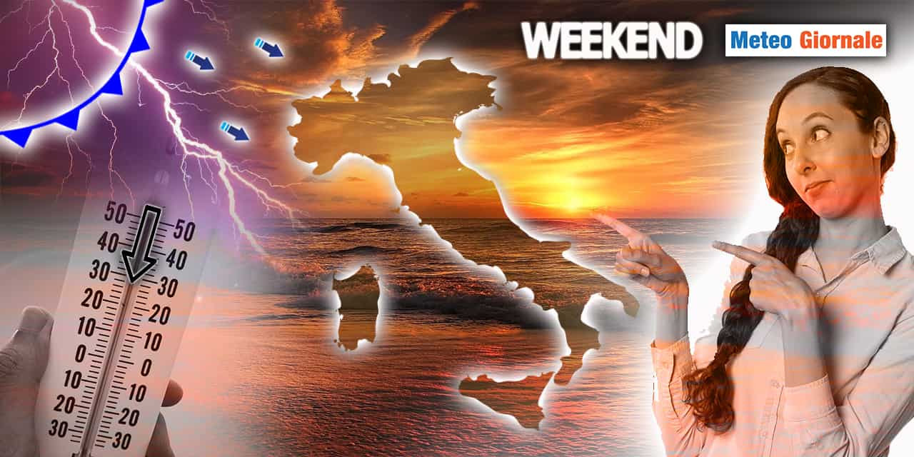 Meteo Weekend: Sole e tanto caldo, ma attenzione ai Forti Temporali
