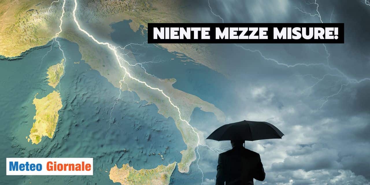 Meteo Italia: nessuna via di mezzo, da un eccesso all’altro!