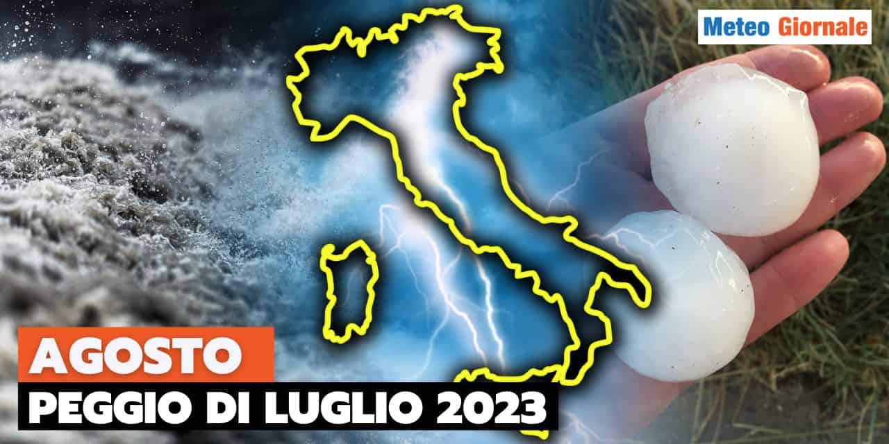 Meteo: Luglio 2023 è solo un ASSAGGIO di ciò che ci aspetta