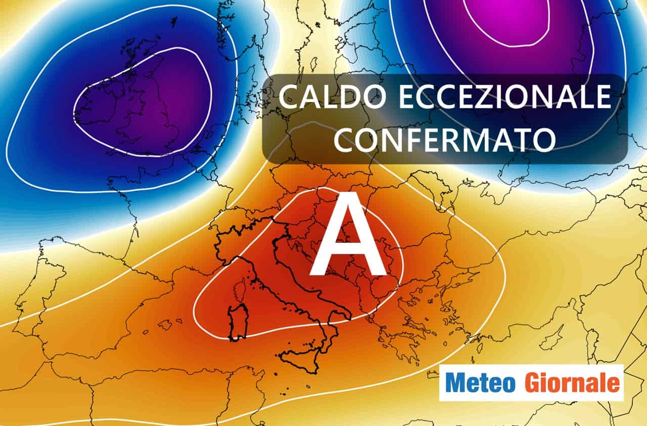 Meteo: previsioni gravi per l’Italia, il caldo sarà clamoroso