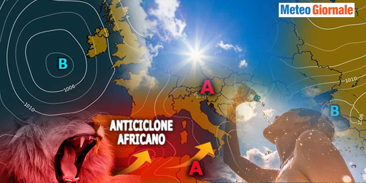 Meteo: l’anticiclone africano in arrivo potrebbe durare non poco