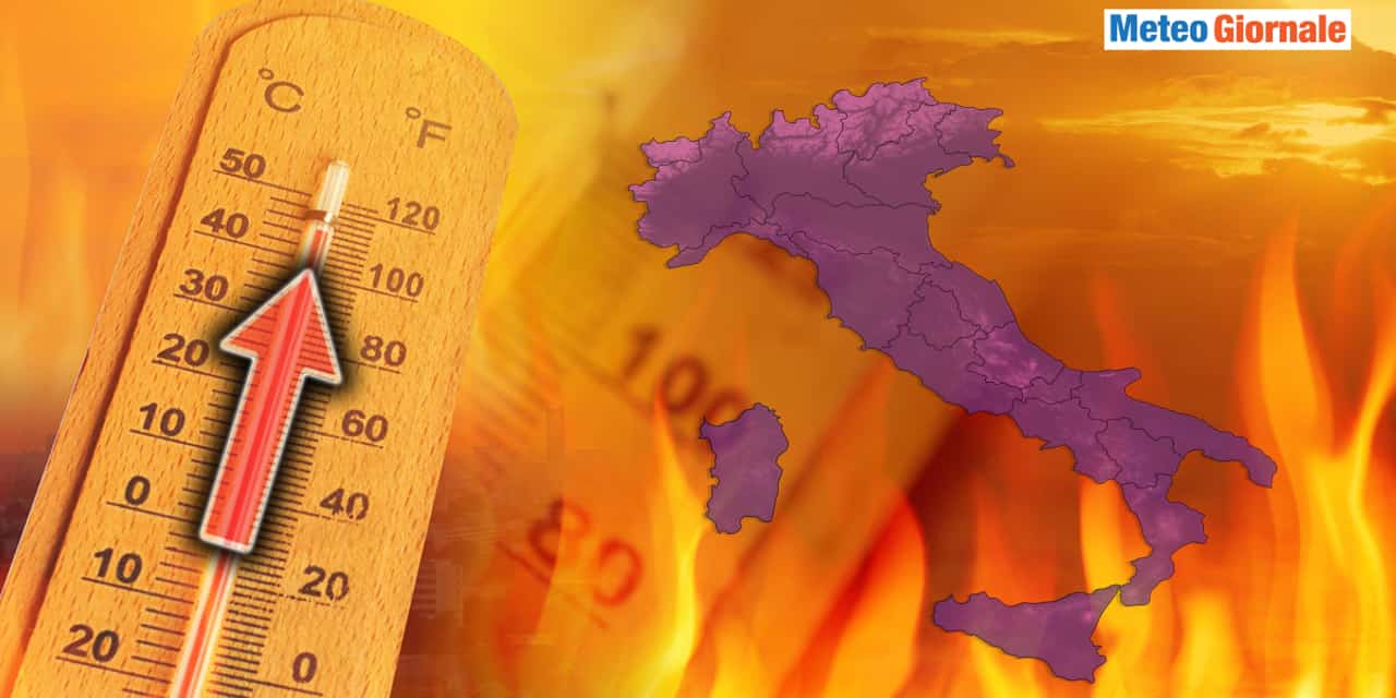 Meteo: bolla infuocata si porta verso l’Italia, scopriamo quanto durerà