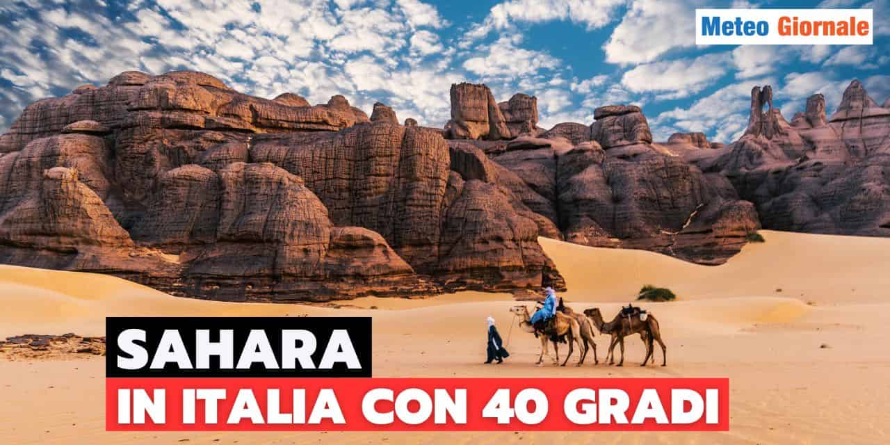 Meteo: Estate A BOMBA, finora c'è andata bene, ma adesso non più. Caldo del Sahara
